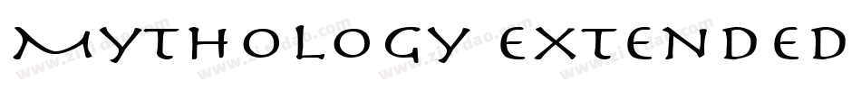 Mythology Extended Bold字体转换